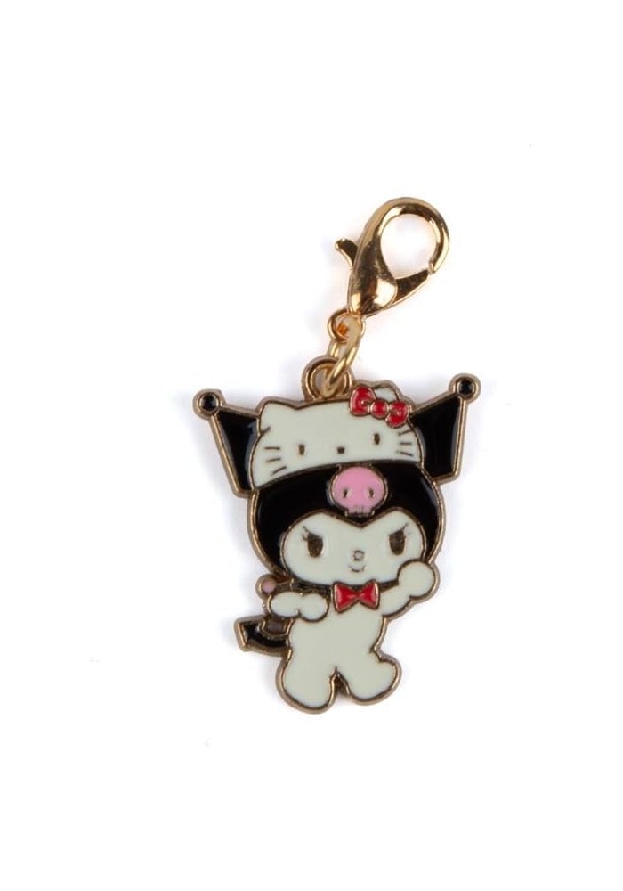 DAISO Kuromi Decorative Charm - Cute Sanrio Character Keychain Accessory - Image 2